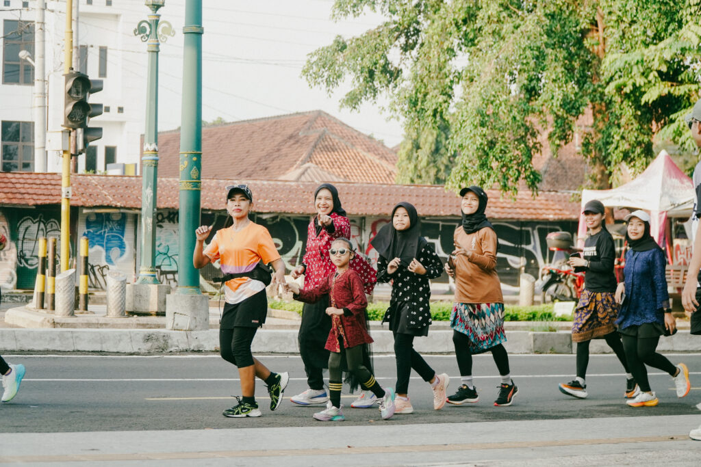 Peserta Road to Mbok Mlayu 2026 Plaza Malioboro berlari