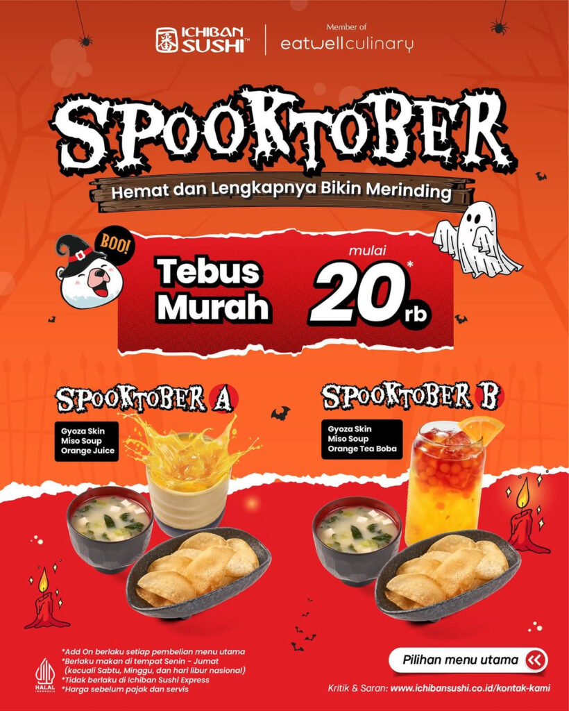 Promo Spooktober Ichiban Sushi
