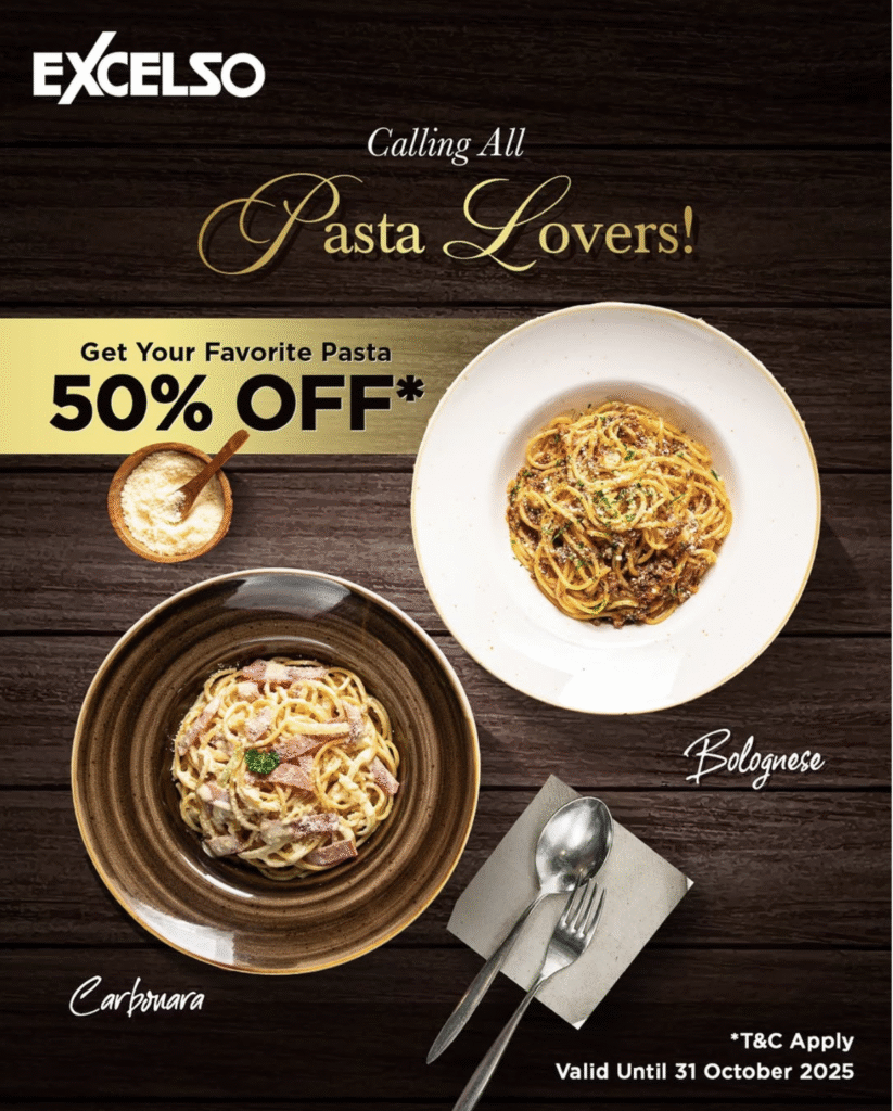 Diskon 50% Pasta
