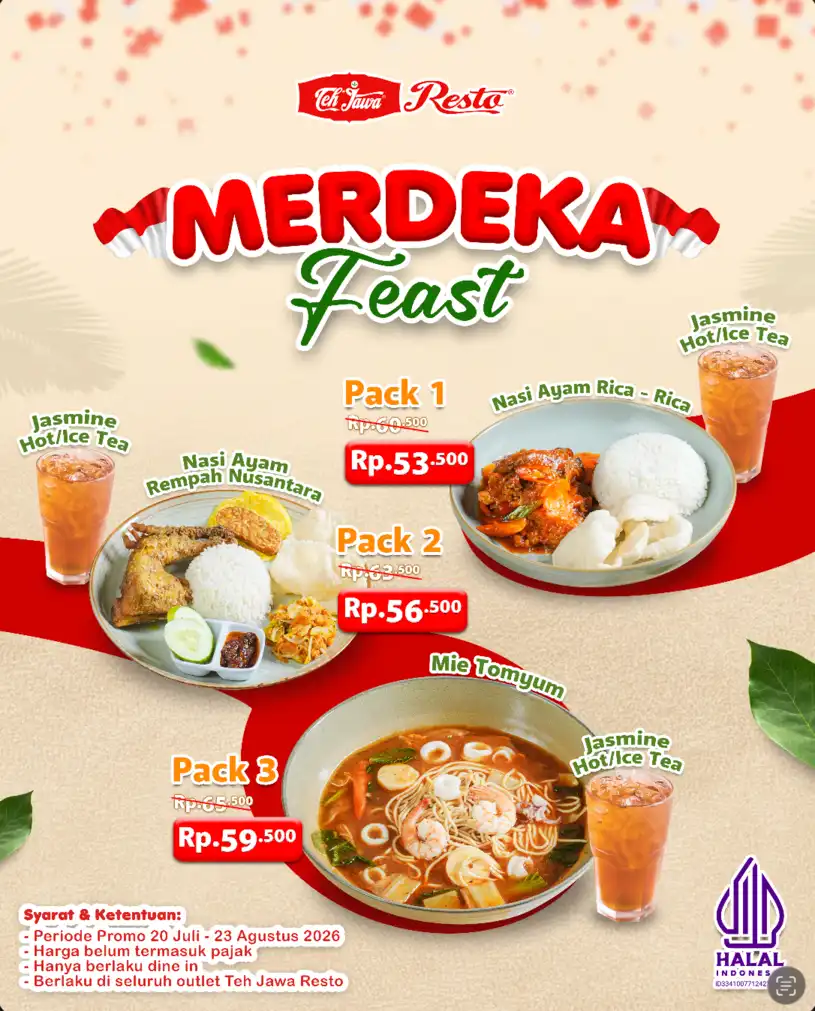 Merdeka Feast Teh Jawa Resto