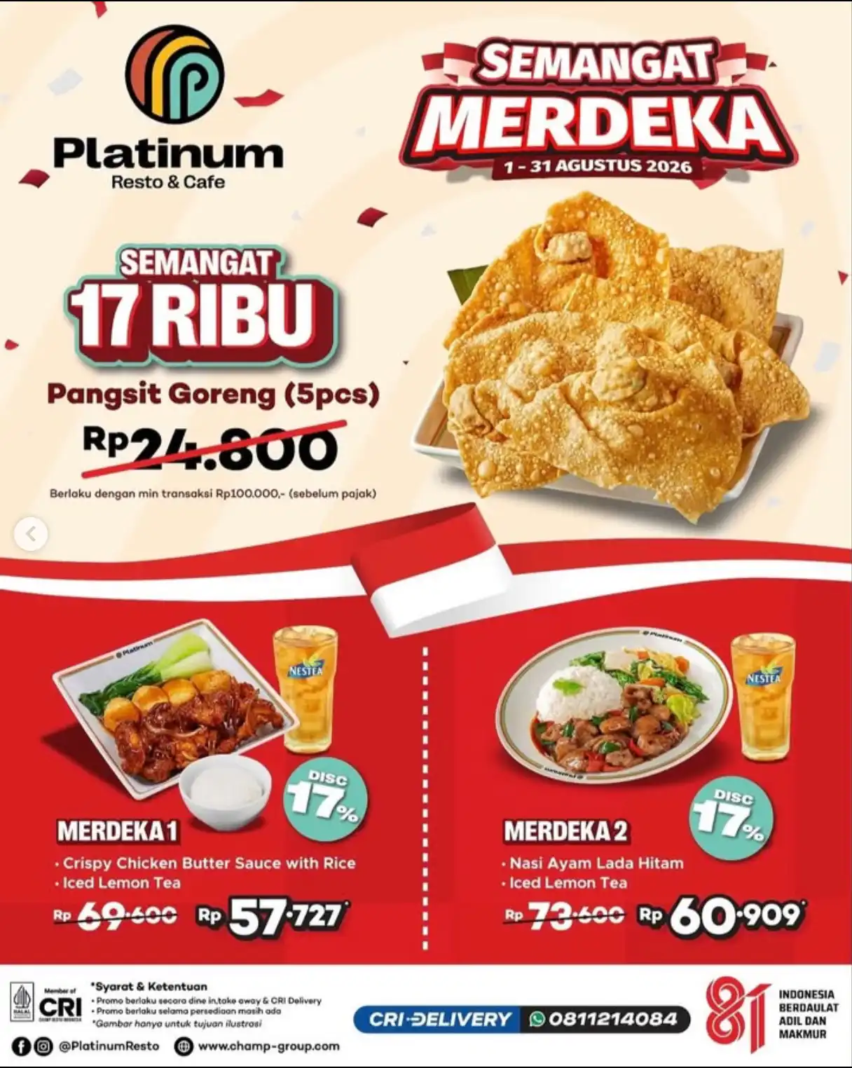 Semangat Merdeka Platinum Resto